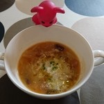 イタリア料理 アチェルボ - ランチのスープ