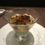 ル ボークープ - 冷製ロワイヤル　才巻海老とグリーンアスパラ　トマトジュレ添え　2016-3