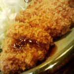 とんかつ おさむ - ロースカツ　揚げ方が素晴らしい