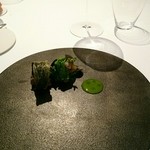 La Cime - 豚足とチョウザメの軟骨　菜の花とサバイヨン　トリュフの香り