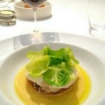 La Cime - ヒラスズキと椎茸のタルトレット