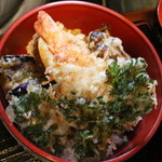 お食事処かなめ - 得々セット　ミニ天丼アップ