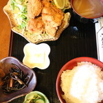 お食事処かなめ - 鶏の唐揚げ定食