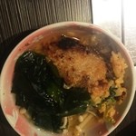 きわめ - 最後はスープかけておコゲ茶漬けで〆ましょう