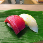 末吉鮓 - マグロ　イカ