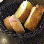 リストランテ シーヴァ - フォカッチャとトスカーナ風のパン