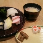 京漬物味わい処 西利 - 京漬物寿司天心1296円