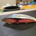 鮨 まつもと - しめ鯖(2016年3月)