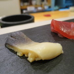 鮨 まつもと - ほっき＆マグロ(2016年3月)