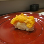 鮨 まつもと - ウニ(2016年3月)