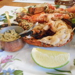 シェ・ジャニー - オマール海老の炭火焼.
      ｺﾆｬｯｸﾌﾗﾝﾍﾞ.ｴｽﾄﾗｺﾞﾝﾊﾞﾀｰ
      