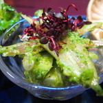 酒中花 空心  - 水だこのさわやか花山椒ソース