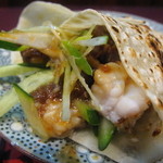 酒中花 空心  - 鱈と白子の北京ダック仕立て