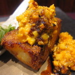 酒中花 空心  - 大根もち〜上海蟹味噌掛け〜