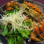 酒中花 空心  - 上海蟹(メス) 姿蒸し