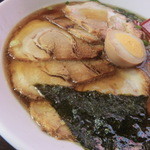 丸福餃子 - チャーシュー麺