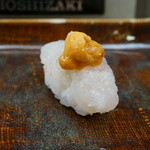 寿司割烹 魚紋 - 白エビ