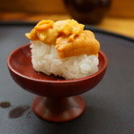 寿司割烹 魚紋 - 雲丹
