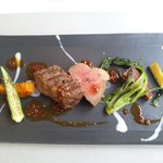 ダン ル シャン - メインの肉料理　和牛のザブトンという部位