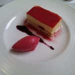 ダン ル シャン - ティラミスと木苺のシャーベット