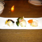 居酒屋赤沢亭 - 漬物盛り合わせ