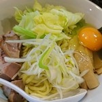 五丁目煮干し - 油そば(生玉子割り入れ)