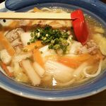 手延べうどん 水山 - チャンポンうどん 750円