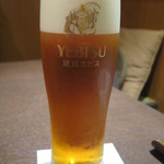 馳走　かく田 - ＜2016年3月＞琥珀ヱビス