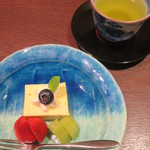 馳走　かく田 - ＜2016年3月＞水菓子：安納芋のムース