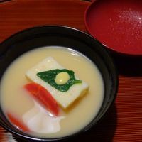 花咲 錦店 - ２０１６年　蟹しんじょうの白味噌仕立て