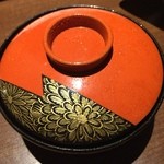 ひのと - H28.03.11 お通し「お椀」