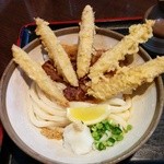 Sanukiudomban - 肉ごぼう天ぶっかけ