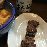 またぎや  - ハツの黒こしょう 172円。