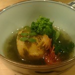 祇園迦陵 - 筍饅頭  中は大きな百合根でした