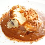 アジュール フォーティーファイブ - ランチコース 7825円 のティラミス マスカレポーネのムースと粉末のショコラ、ソースカフェ