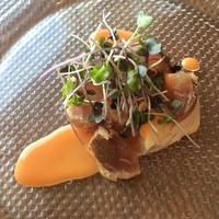 オーシャン カシータ - 本日の前菜
                サーモンのマリネ⁈(正式名称は忘れました^^