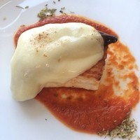 オーシャン カシータ - カジキ鮪と茄子のモッツァレラチーズ焼き！
                  とろとろアツアツでウマウマ♡