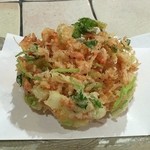 柚子の木 - 桜海老のかき揚げ