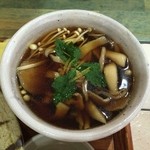 柚子の木 - ピリ辛きのこ汁のラー油抜き（笑）