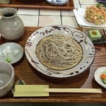 桜海老のかき揚げ蕎麦