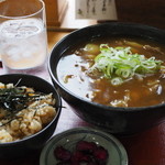 大正庵 - カレー蕎麦とかやくご飯