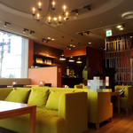 カフェ ブルーチェ - 店内の模様①！