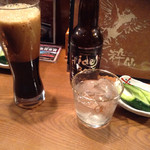 粋仙 - 地ビールに付け出し