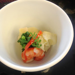 Sougyoushou Waninen Ryoutei Tamaya - 季節野菜の煮炊きもの・海老の旨煮