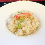 Sougyoushou Waninen Ryoutei Tamaya - 北海ずわい蟹の炊き込みご飯