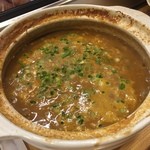 漁火 - 牡蠣の土手鍋
      〆の雑炊