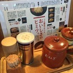 つけ麺屋 やすべえ 高田馬場店  - テーブルセット