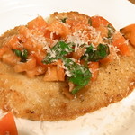 なかむら屋 - 仔牛のカツレツ・フルーツトマトソース￥１４００