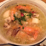 ビストロ釧路 - 2016年3月 エビのアヒージョ