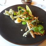 レストラン マノワ - 前菜（ホワイトアスパラ）（2016.2）